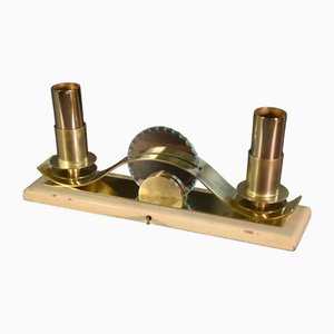 Aplique de pared al estilo de Jean Royère, años 40