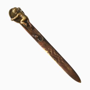 Antique Bronze Letter Opener, 1900s