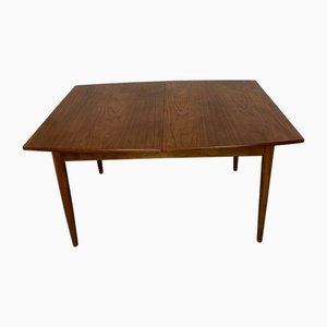 Vintage Danish Teak Extendable Dining Table, 1950s