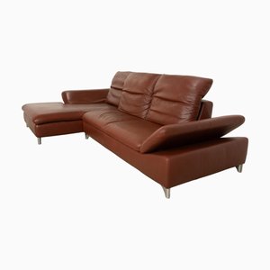 Taoo Corner Sofa in Brown Leather from Willi Schillig