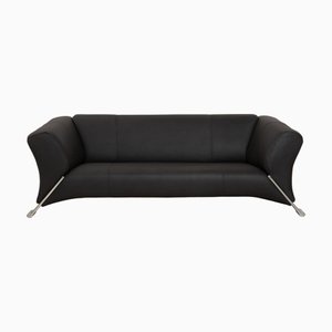 Model 322 3-Seater Sofa in Anthracite Vegan Leather from Rolf Benz
