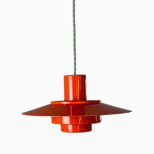 Red Falcon Pendant Lamp by Andreas Hansen for Fog & Mørup