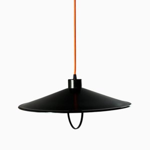 Black Pendant Lamp with Bracket by Abo Randers