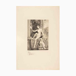 Antoine Dezarrois, La Vérité, Etching, 1900