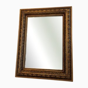 Antiker Vergoldeter Biedermeier Spiegel mit Traumrahmen