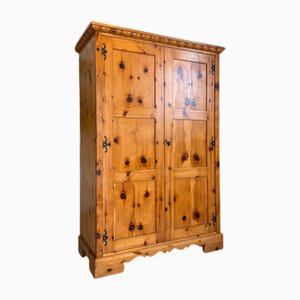 Antique Swiss Pine Wardrobe