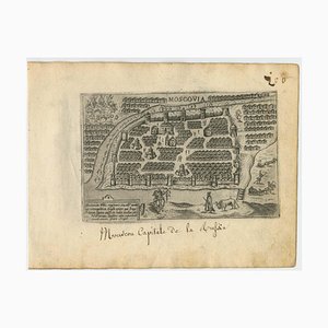 Plan de Moscou, Italie, XVIe siècle
