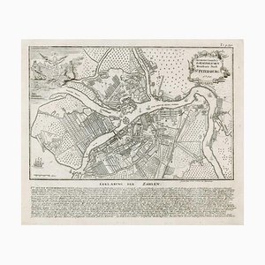 Stadtplan von St. Petersburg aus dem 18. Jh.