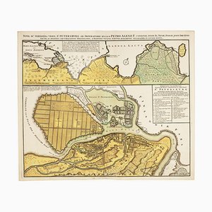 18th Century Plan of St Petersburg