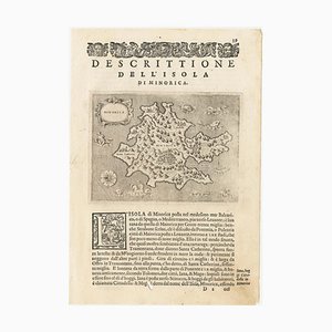 16th Century Map of Minorca