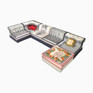 Jean Paul Gaultier Edition Mah Jong Sofa by Hans Hopfer for Roche Bobois, France, Set of 20
