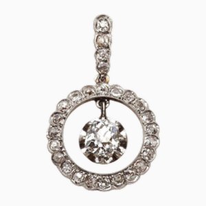 Edwardian Circular Diamond Pendant
