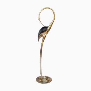 Brass Heron Sculpture, 1960s