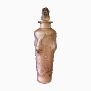 Pan Bottle mit Faun Köpfen von René Lalique