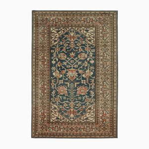 Vintage Teppich im Used-Look mit Blumenmuster von Rug&Kilim