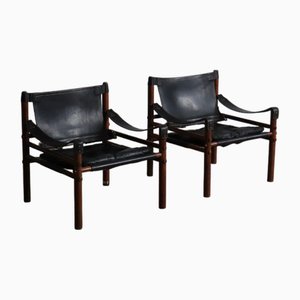 Sirocco Sessel von Arne Norell für Norell AB, Schweden, 1970er, 2er Set