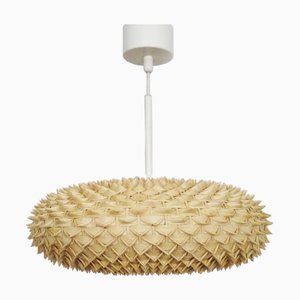 Large Pendant Light in Coconut Wood by Wiebke Braasch for Ikea, 2010