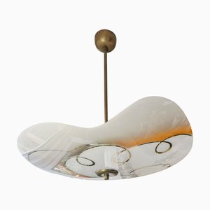 Mid-Century Modern Brass Pendant Light, 1960s