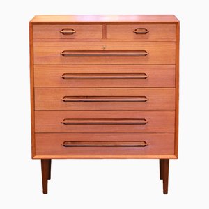 Buró modelo 91 de teca de Ejvind A. Johansson para Gern Møbelfabrik, años 60