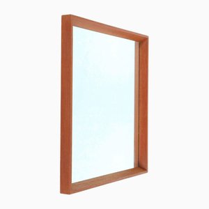 Vintage Danish Teak Mirror by T.W. Spejlet, 1960s