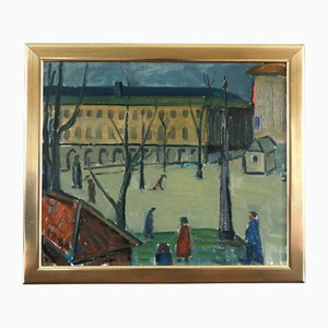 Passing Moments, Oil Painting, Framed