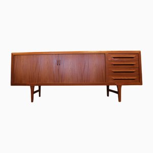 Credenza in teak attribuita a Ib Kofod-Larsen per Faarup Møbelfabrik, Danimarca, anni '60