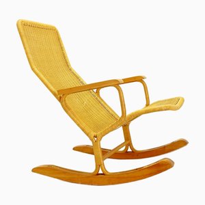 Rocking Chair by Dirk Van Sliedregt for Rohé Noordwolde, The Netherlands, 1960s