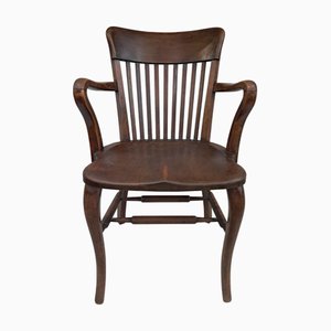 Victorian Bankers Chair in Oak, 1890