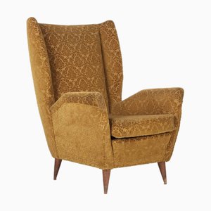 Sillón de orejas italiano de ISA Bergamo, años 50