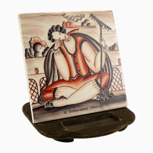 Keramikfliesen von Gio Ponti für Richard Ginori, 1930er