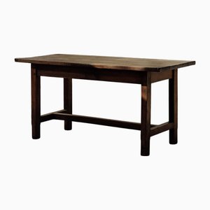 Vintage French Oak Farm Table, 1950
