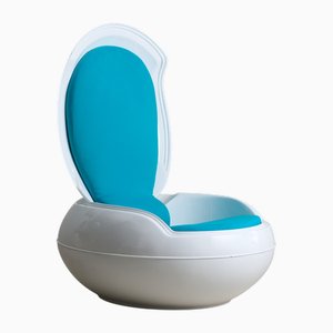 White Garden Egg Chair by Peter Ghyczy, 1968