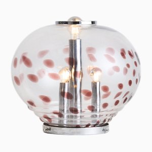 Lampada da tavolo in vetro di Murano di Mazzega, Italia, anni '60