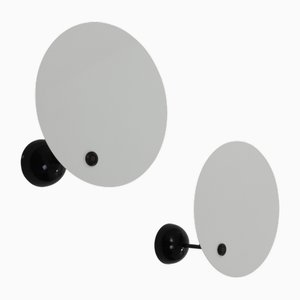 Kuta Wall Lamps by Vico Magistretti for O-Luce, 1980s, Set of 2