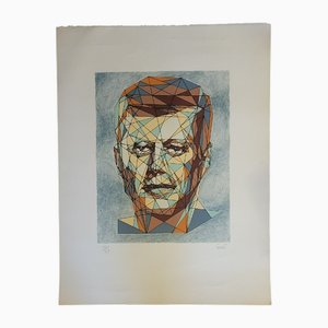 Cemeli, John F. Kennedy, 1960, Litografia