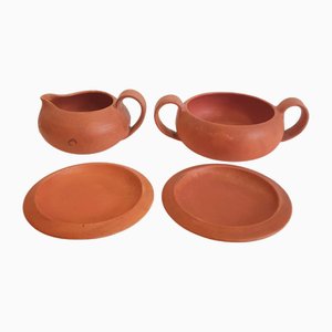 Tableware by Svend Hammershøi for Kähler, 1930s, Set of 4