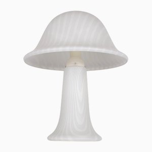 Lampada grande Zebra a fungo con doppia luce, anni '70