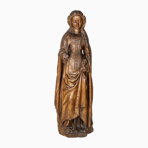 Heilige Katharina vom Niederrhein, 15. Jh., Buche