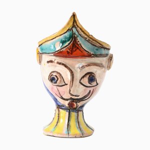 Italian Hand-Crafted Egg Cup by Giovannni de Simone, 1960s