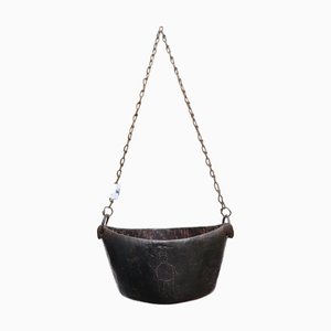 Vintage Kashkul Schale aus Holz, 1920er