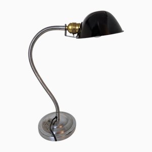 Lampada da tavolo Art Déco a collo di cigno, anni '20