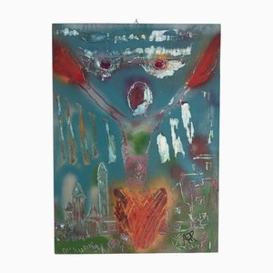 ArpVerdeacqua, Refreshing Life with Fire, 2020, Acrilico su Tela