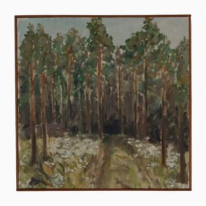 Björn Gyllenhammar, Forest, 1979, Olio su tela, Incorniciato