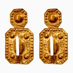 Applique Mid-Century in ottone, Svezia, set di 2