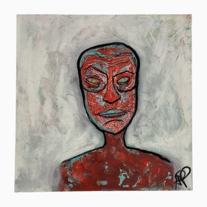 ArpVerdeacqua, Self Portrait, 2022, Acrylic on Canvas