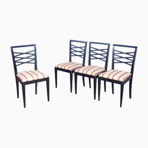 Italian Chairs, 1940s, Set of 4