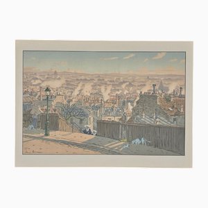 Henri Rivière, Parisian Landscapes from Montmartre, Lithograph