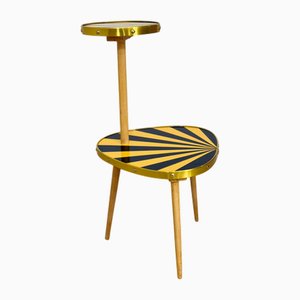 Soporte para plantas Mid-Century con forma de riñón