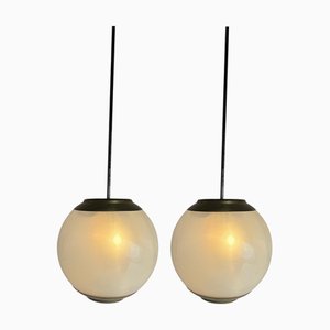 Mid-Century LS2 Pendants attributed to L. Caccia Dominioni for Azucena, 1950s, Set of 2