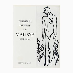 Henri Matisse, Frontispiz mit Akt, 1958, Lithographie